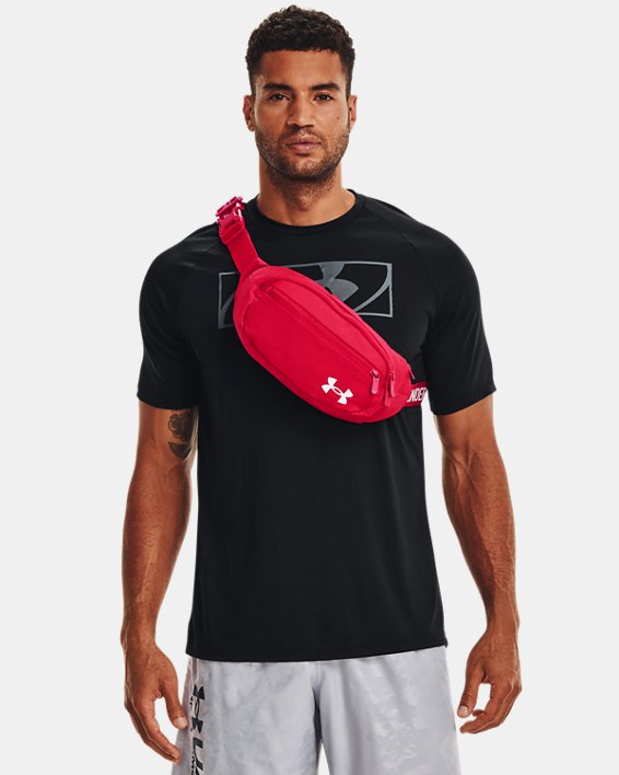 UA Flex Waist Bag in Red image number 6